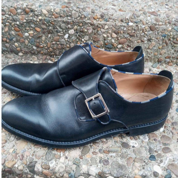 AUTHENTIC JUSTIN DEAKIN MONK STRAP LOAFERS - SIZE 10/ Made in Italy main image 11